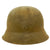 Original German WWII M42 Textured Sand Camouflage Helmet with 58cm Liner & Chinstrap - stamped ckl66 Original Items