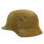 Original German WWII M42 Textured Sand Camouflage Helmet with 58cm Liner & Chinstrap - stamped ckl66 Original Items