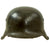 Original German WWII M42 Army Heer No Decal Complete Helmet with Provenance Tag - Stamped hkp64 Original Items
