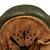 Original German WWII M42 Army Heer No Decal Complete Helmet with Provenance Tag - Stamped hkp64 Original Items