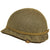 Original U.S. WWII Pre-1944 M1 McCord Fixed Bale Front Seam Helmet with Firestone Tire & Rubber Co Liner and “M-44” Net - Complete Original Items