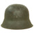Original German WWII M42 Single Pocher Decal Army Heer Helmet with 57cm Liner & Chinstrap - stamped NS64 Original Items