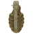 Original U.S. WWII Inert Early War MkII Pineapple Fragmentation Grenade With M10A3 Fuze and M41A1 Transportation Canister Original Items