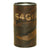 Original U.S. WWII Inert Early War MkII Pineapple Fragmentation Grenade With M10A3 Fuze and M41A1 Transportation Canister Original Items