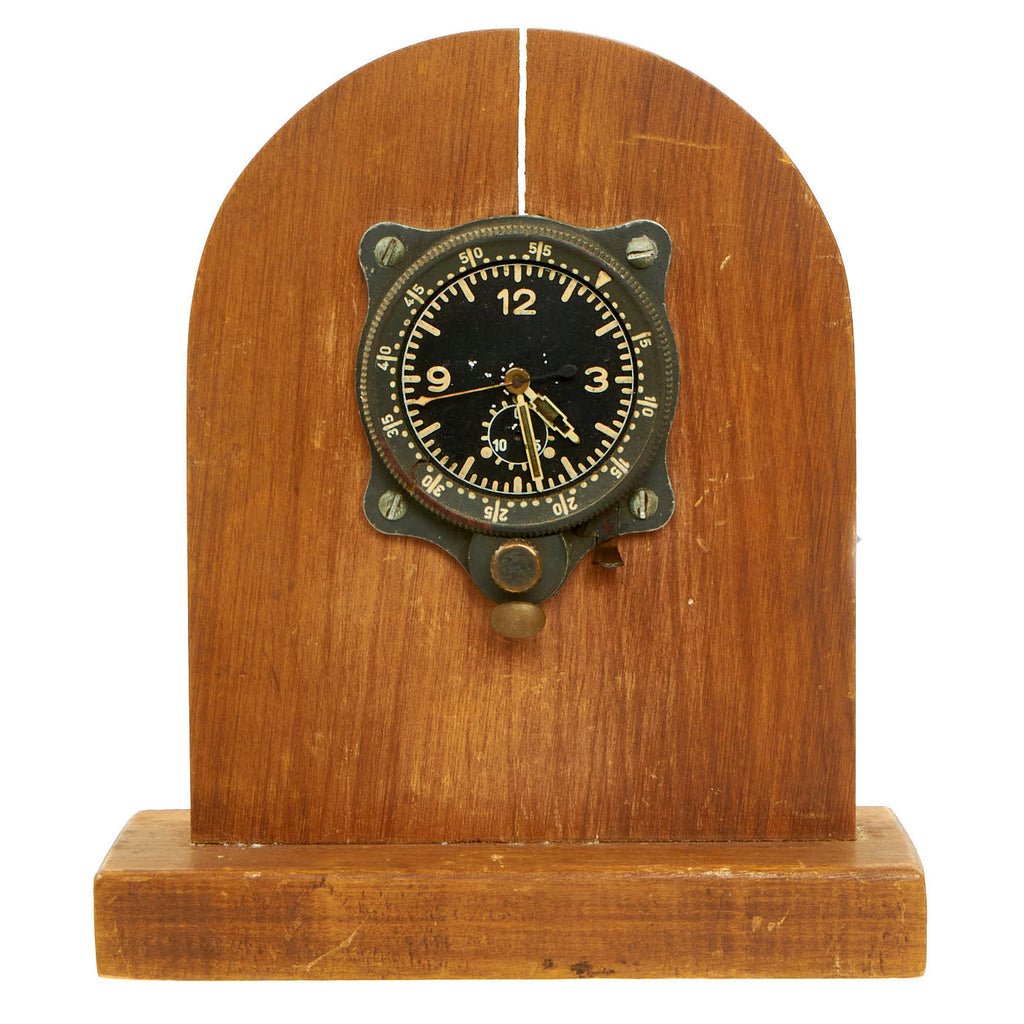 Original German WWII Luftwaffe Junghans Chronograph Cockpit Clock J30BZ for Messerschmidt Bf 109 - Functional Original Items