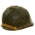 Original U.S. WWII 1944 M1 McCord Front Seam Swivel Bale Helmet with 87th Division Painted Firestone Liner and Helmet Net Original Items