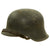 Original German WWII M42 Army Heer Helmet with Dome Stamp, 58cm Liner & Chinstrap - marked NS66 Original Items