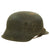 Original German WWII M42 Army Heer Helmet with Dome Stamp, 58cm Liner & Chinstrap - marked NS66 Original Items