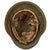 Original German WWII Service Worn M42 Single Decal Army Heer Helmet with Relic 56cm Liner - stamped ckl64 Original Items