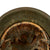 Original German WWII Service Worn M42 Single Decal Army Heer Helmet with Relic 56cm Liner - stamped ckl64 Original Items