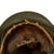 Original German WWII Service Worn M42 Single Decal Army Heer Helmet with Relic 56cm Liner - stamped ckl64 Original Items