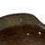 Original German WWII Heer Battle Damaged M40 Single Decal Helmet Shell With Sand Camouflage - EF64 Original Items