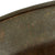 Original German WWII Heer Battle Damaged M40 Single Decal Helmet Shell With Sand Camouflage - EF64 Original Items