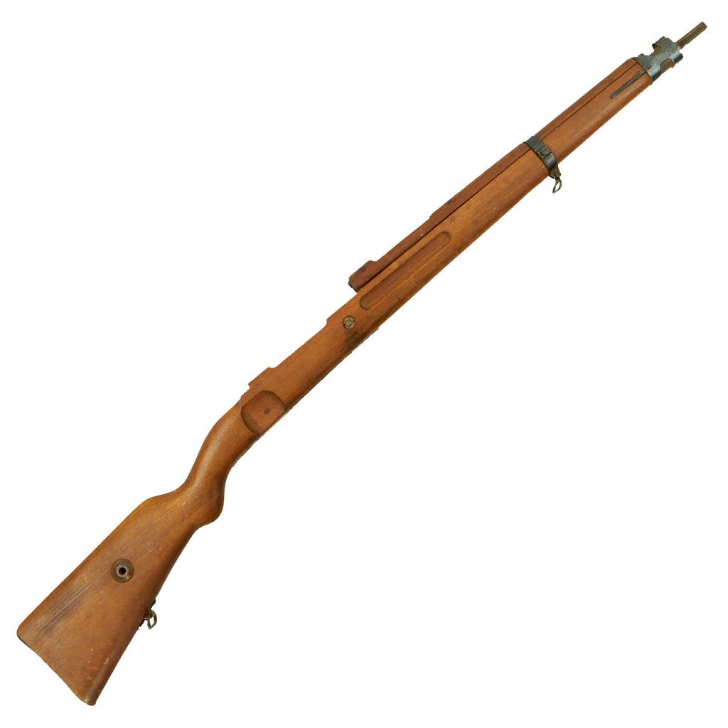Original German Captured WWII Polish Mauser Karabinek wz. 1929 Rifle Stock with Waffenamt Proof Original Items