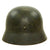Original German Pre WWII 1937 Dated Former Double Decal M35 Steel Helmet with 53cm Liner & Chinstrap - SE60 Original Items