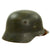 Original German Pre WWII 1937 Dated Former Double Decal M35 Steel Helmet with 53cm Liner & Chinstrap - SE60 Original Items