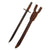 Original Japanese Late WWII Arisaka Type 30 Last Ditch Bayonet by Toyoda with Rubberized Scabbard and Frog Original Items
