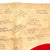 Original Japanese WWII Battle of Iwo Jima Captured 5th Marine Division Signed Flag - Signed by Silver Star Recipient Alfred O’Banion Who Witnessed Medal of Honor Recipient Lt. Jack Lummus’ Actions Original Items