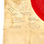 Original Japanese WWII Battle of Iwo Jima Captured 5th Marine Division Signed Flag - Signed by Silver Star Recipient Alfred O’Banion Who Witnessed Medal of Honor Recipient Lt. Jack Lummus’ Actions Original Items