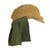 Original WWII Japanese Naval Landing Forces Officer Cotton Forage Cap With Rare Original Havelock dated 1944 - SNLF Original Items