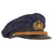 Original Japanese WWII U.S. Captured Imperial Japanese Merchant Marine Captain’s Visor - Taken From Torpedoed Japanese Vessel Original Items