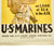 Original U.S. WWII US Marine Corps “Let’s Go” Linen Backed 1941 Recruitment Poster - 43” x 31” Original Items