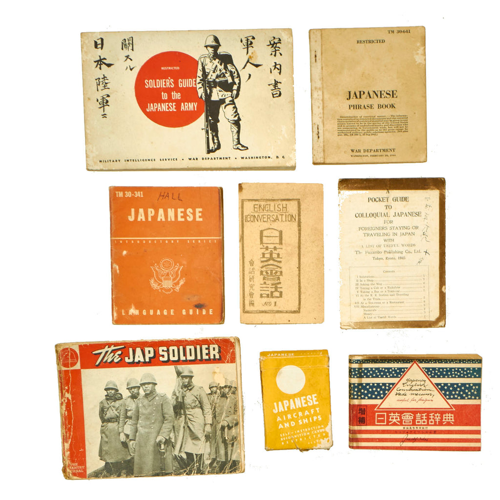 Original U.S. WWII Japanese Cultural Pocket Guides and