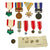 Original Imperial Japanese Military Medals of Honor Lot With Miniature Medals, Post Office Badge and More - 12 Items Original Items