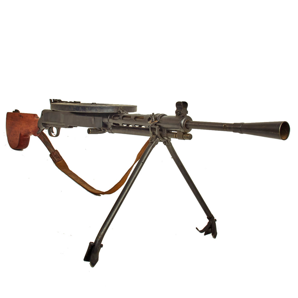 Original Soviet WWII Era Degtyaryov DP 28 Display Light Machine Gun Serial AИ220 with Pan Magazine Original Items