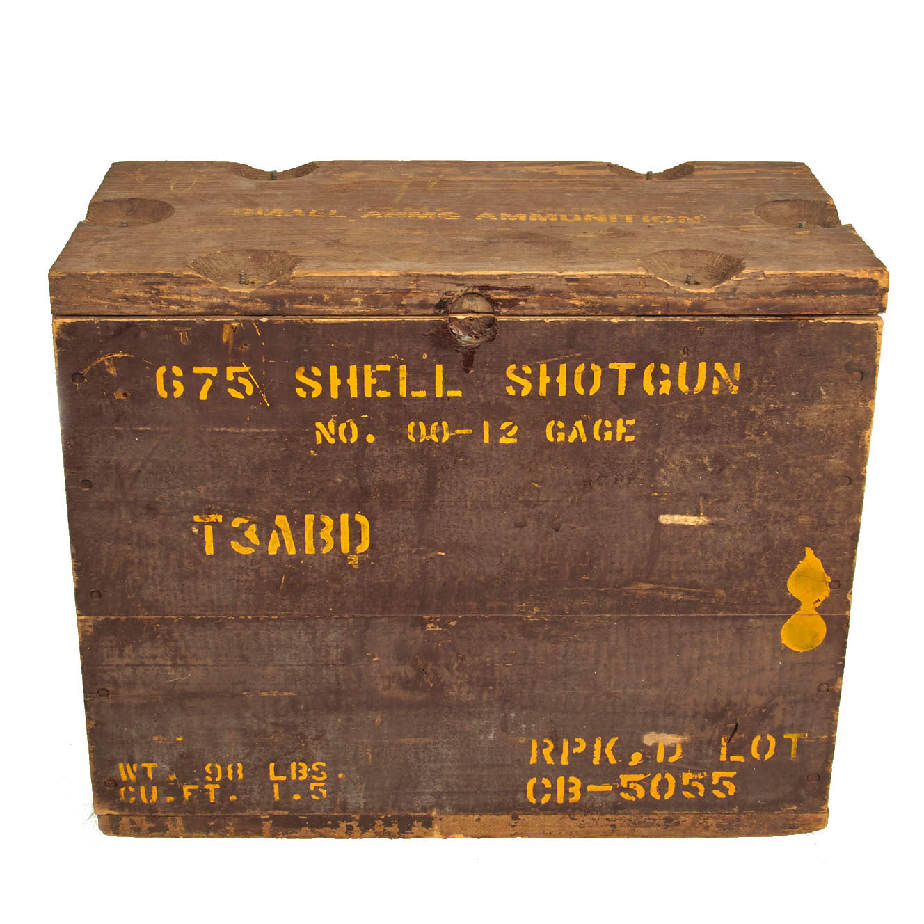 Original WWII U.S. Army Wooden Shotgun T3ABD 12 Gauge No.00