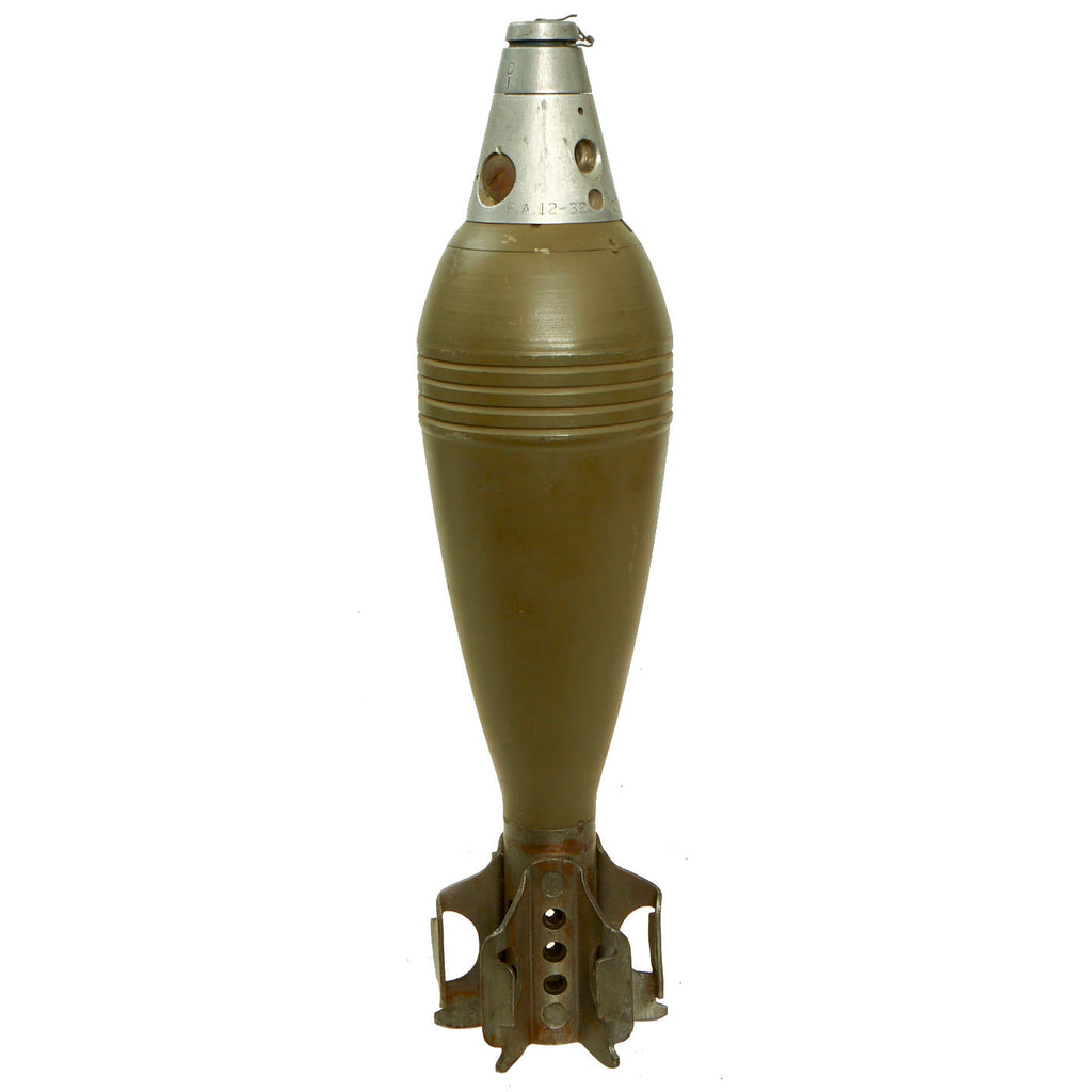 M43 Fuze Original U.S. WWII Type Deactivated 81mm M43 Mortar Round With M45 Poi ...