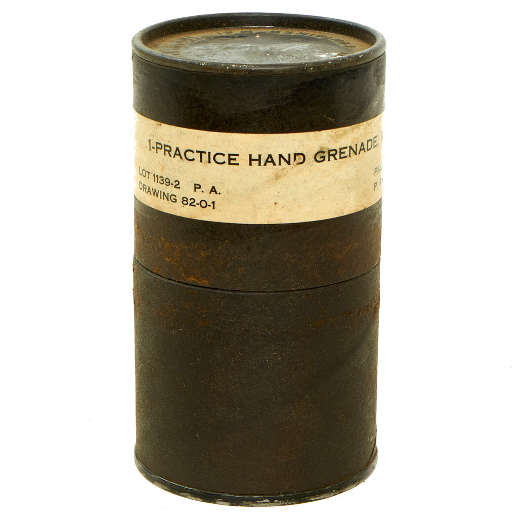 Original U.S. WWII M21 Inert Practice Pineapple Fragmentation Training ...