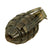 Original U.S. Pre-WWII Inert Early MkII Pineapple Grenade with Fuze - Black 1920s/30s Era Original Items