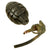 Original U.S. Pre-WWII Inert Early MkII Pineapple Grenade with Fuze - Black 1920s/30s Era Original Items