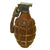 Original Rare U.S. WWI Mark I Pineapple Hand Grenade with Fuze - Inert Original Items