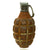 Original Rare U.S. WWI Mark I Pineapple Hand Grenade with Fuze - Inert Original Items