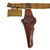 Original U.S. WWI M-1912 Mounted Swivel Holster for 1911 .45 Automatic with M-1910 Pistol Belt, M-1910 First Aid Pouch WITH Bandage and WWI Magazine Pouch Original Items