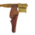 Original U.S. WWI M-1912 Mounted Swivel Holster for 1911 .45 Automatic with M-1910 Pistol Belt, M-1910 First Aid Pouch WITH Bandage and WWI Magazine Pouch Original Items