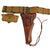 Original U.S. WWII Officer M1936 Pistol Belt, M1911 Holster, WWI Magazine Pouch & Carlisle First Aid Pouch WITH Bandage - All 1942 Dated Original Items