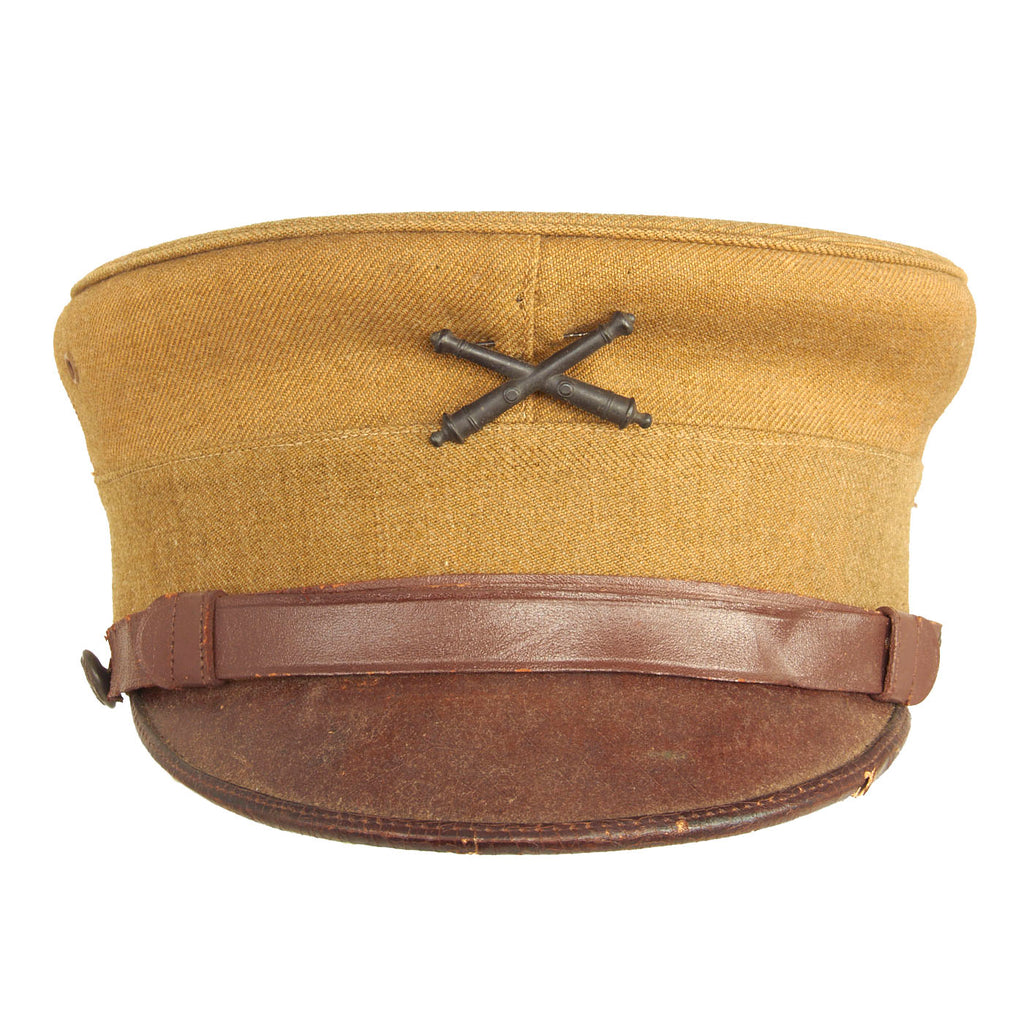 Original U.S. Moro Rebellion Era US Army Artillery Model 1902 Service Cap - Size 6 ⅞ Original Items