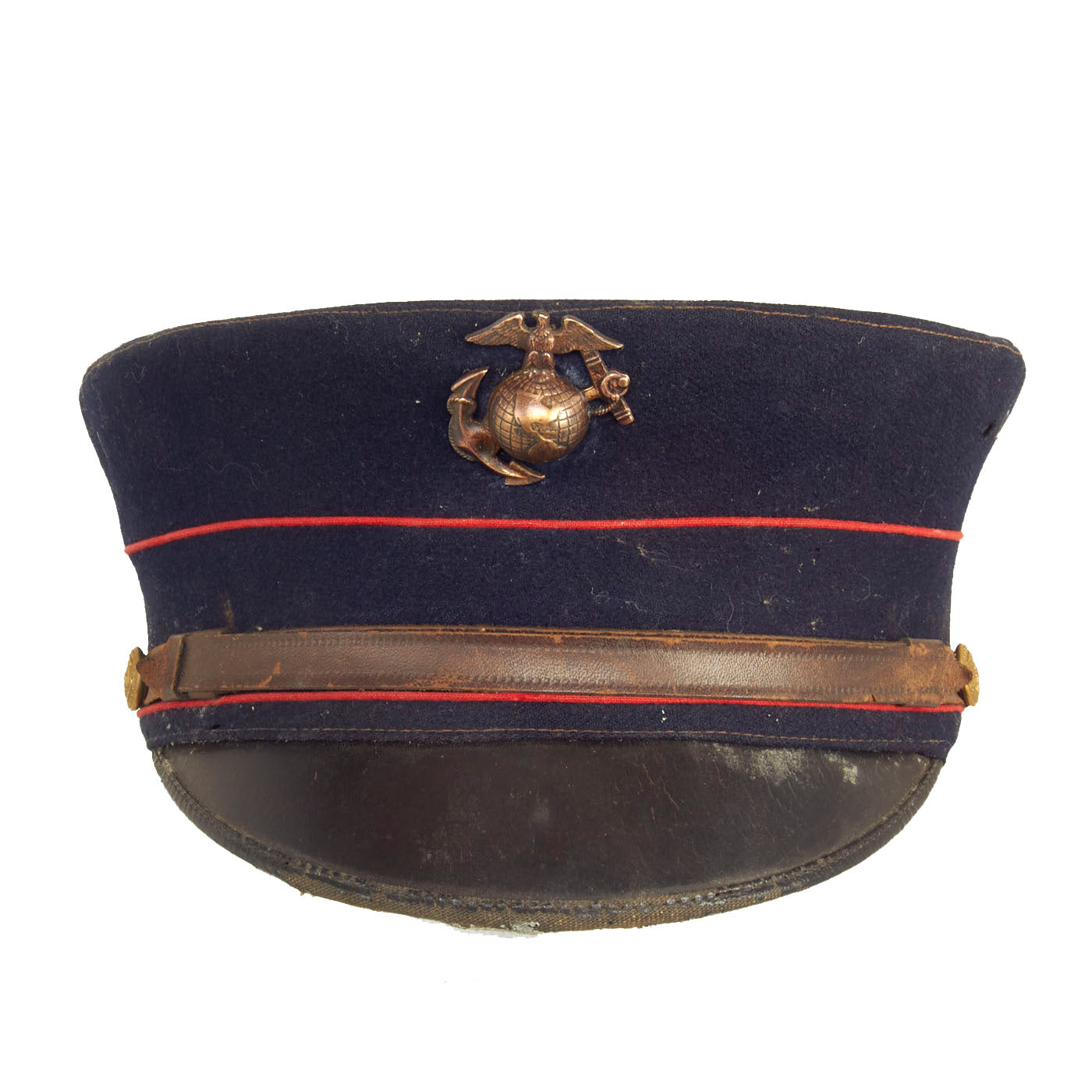 princess polly baby blue dress USMC Marine Corps Dress Blue Hat: Vinyl Leather-look Military Cap main image 1