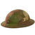 Original U.S. WWI M1917 Third United States Army Camouflage Painted Doughboy Helmet - Shell Only Original Items
