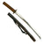 Original 15th - 16th Century Japanese Handmade Wakizashi Short Sword with Kogatana Knife, Scabbard & Sageo Cord Original Items