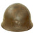 Original Japanese WWII Army Type 92 Tetsubo Combat Helmet with Liner and Chinstrap - Dated 1943 Original Items