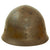 Original Japanese WWII Army Type 92 Tetsubo Combat Helmet with Liner and Chinstrap - Dated 1943 Original Items