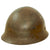 Original Japanese WWII Army Type 92 Tetsubo Combat Helmet with Liner and Chinstrap - Dated 1943 Original Items
