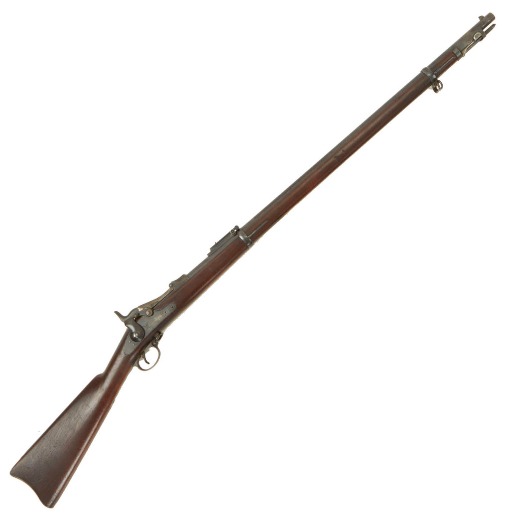Original U.S. Springfield Trapdoor Model 1884 Round Rod Bayonet Rifle made in 1891 - Serial No 505538 Original Items