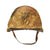 Original U.S. WWII M1 McCord Swivel Bale Helmet with First Pattern USMC HBT Camouflage Cover and Westinghouse Liner - Untouched Original Items