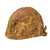Original U.S. WWII M1 McCord Swivel Bale Helmet with First Pattern USMC HBT Camouflage Cover and Westinghouse Liner - Untouched Original Items