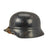 Original German WWII Ostbau Werke Factory Guard Beaded M35 Helmet - Flakpanzer IV Original Items